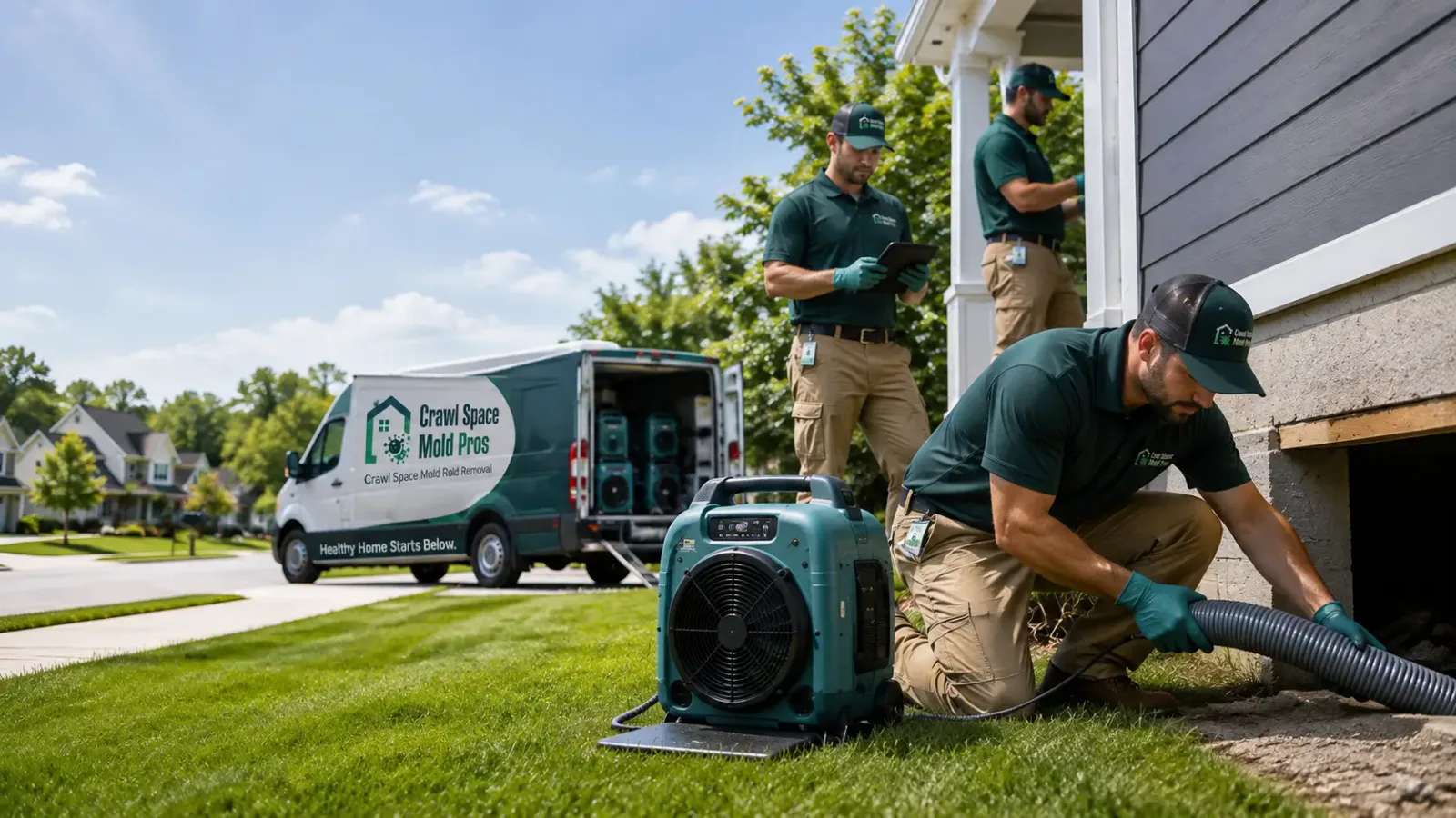 Crawl Space Mold Removal in Middleburg, OH